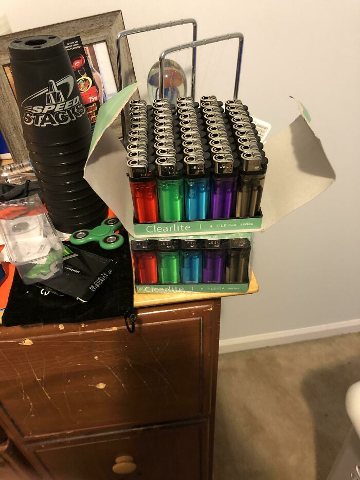 I Bought 100 Lighters