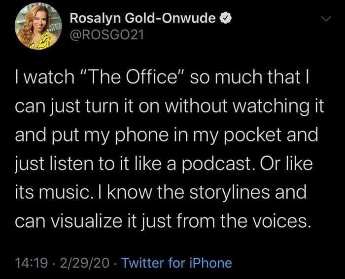 "I've Watched The Office As Much As Anyone Else" Flex
