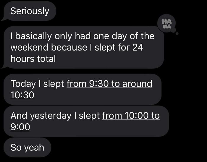 My Friend Goes On About How Good He Is At Sleeping