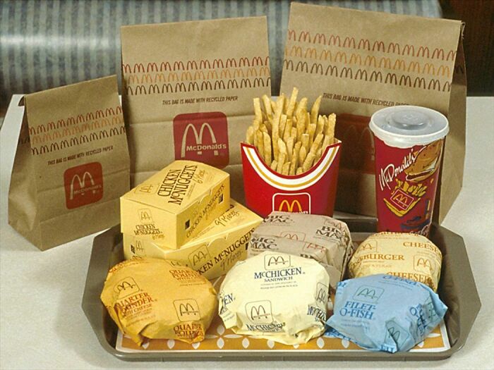 McDonald's Packaging From The Early 90s