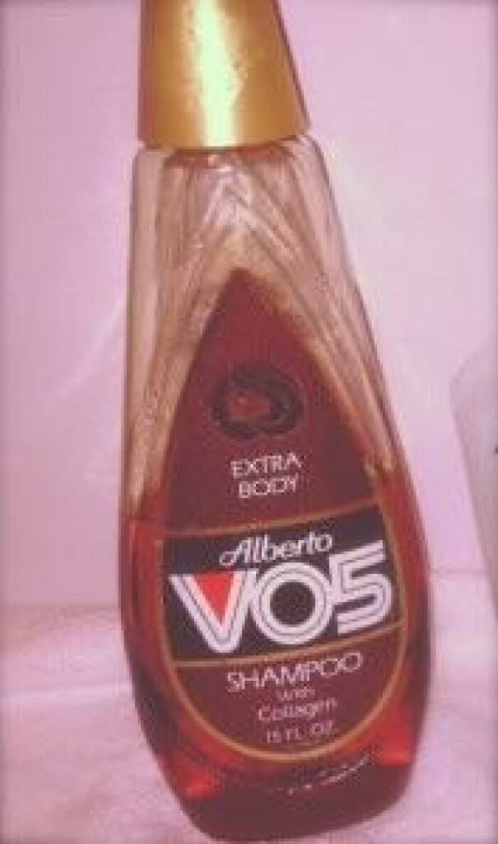 Those Old School Vo5 Shampoo Bottles