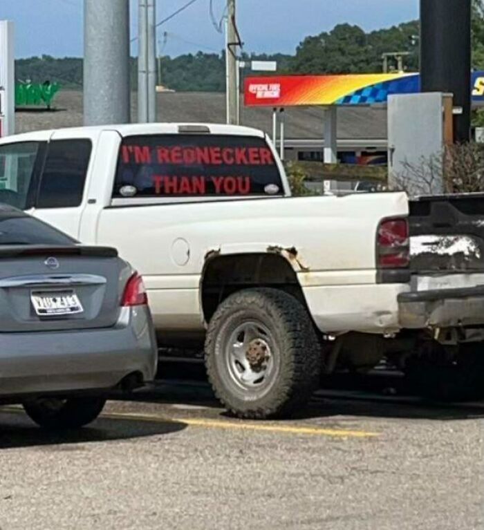 Only True Rednecks Put Stickers On Their Cars Flexing Their Redneckness