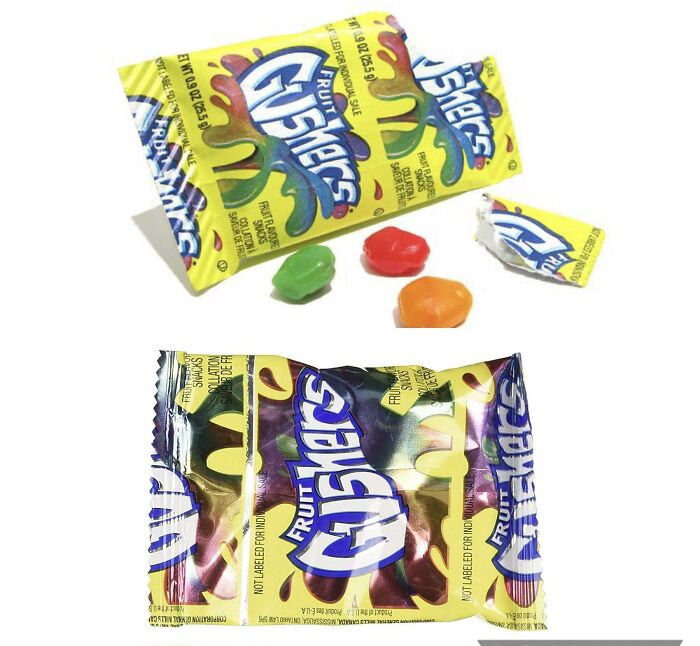 Og Fruit Gushers - Why Did They Ditch The Classic Paper Packaging For Foil???