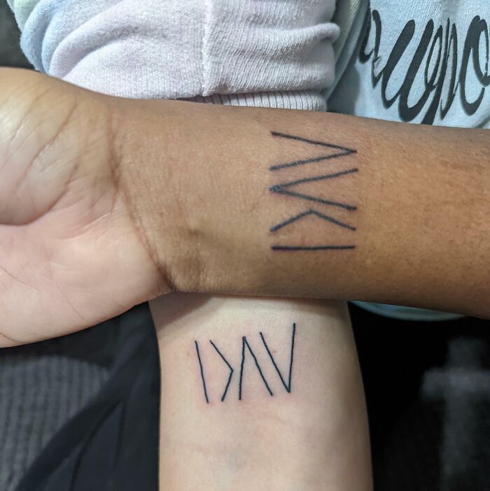 My Best Friend And I Are Both Bipolar. Today We Got Matching Tattoos!