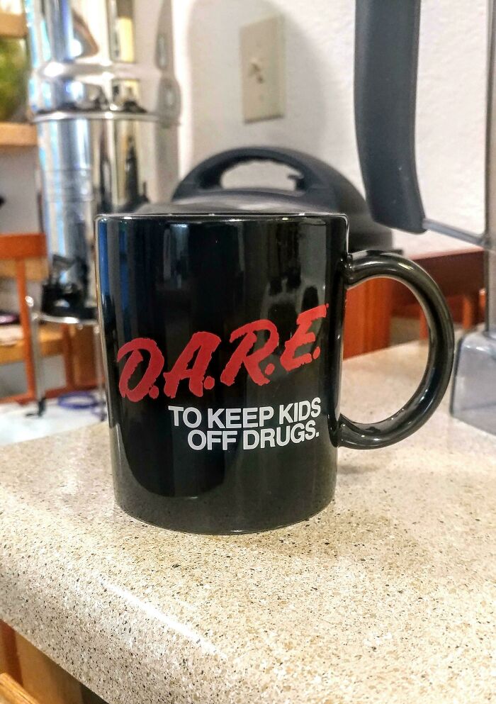 Found My Old D.a.r.e Mug I Got Back In The 90s