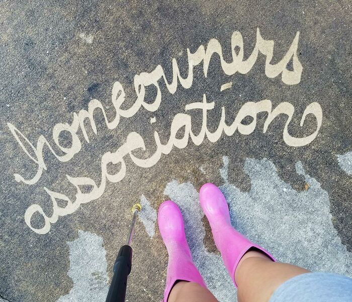 You All Enjoyed My "Handwriting" And Pink Boots Last Time. I'm Back Today After Receiving A Note From The HOA Reminding Me To Actually Finish Power Washing My Driveway