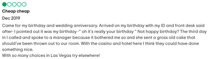 Was Looking At Some Reviews For Vegas Hotels. Can't Imagine What It Must Be Like Dealing With People Like This