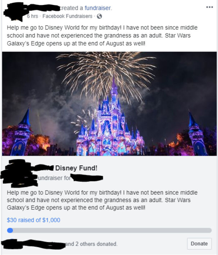 Needs $1000 For Disney Vacation For His Birthday!