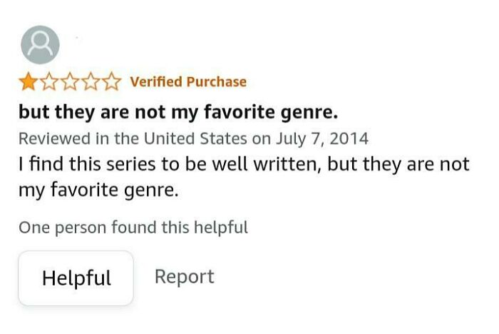 I Was Looking Through One Star Reviews Of My Favorite Book Series And What?