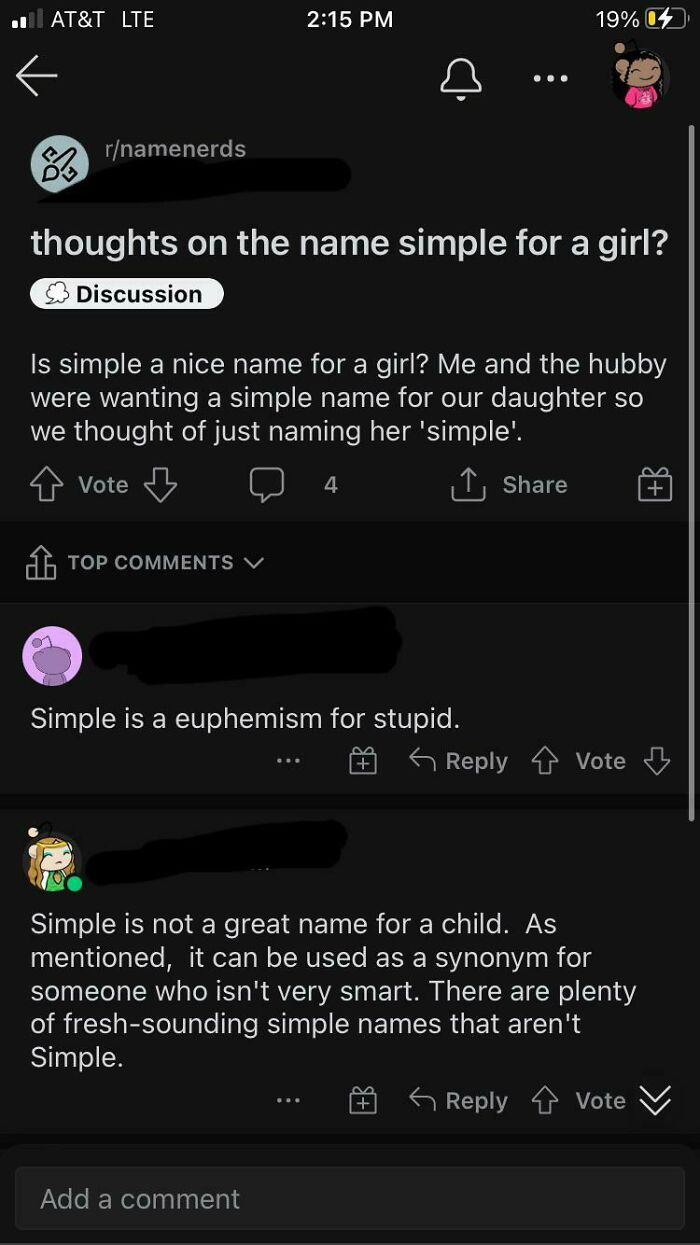 “Simple” They Want To A Name A Child “Simple.”