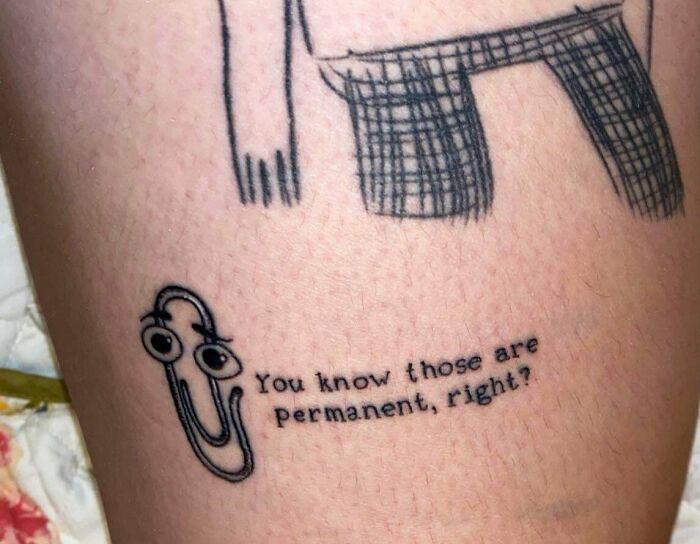 Clippy By Ivonne At Lilac Tattoo Studio In Dallas, TX