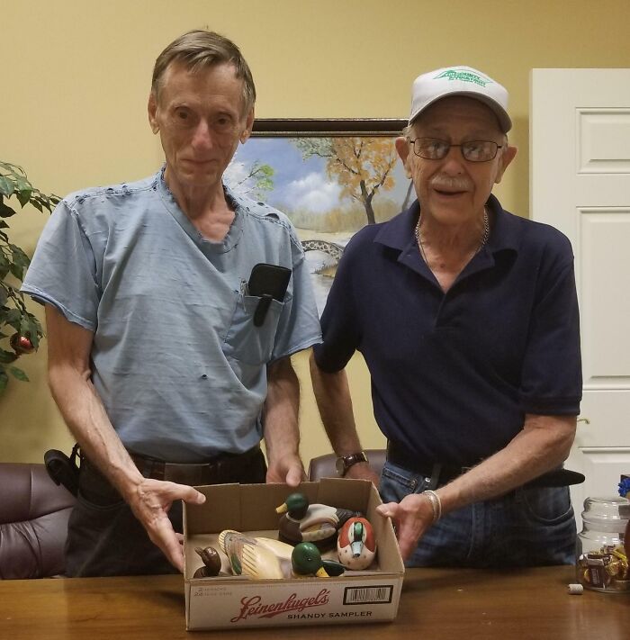My Clients, A Couple Who've Been Together For Over 40 Years, Found Out That I Like Ducks. So They Stopped By My Office For The Sole Purpose Of Bringing Me Every Duck They Owned