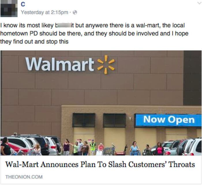Wal-Mart Announces Plan To Slash Customers' Throats