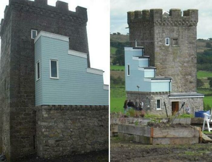 Renovación de la torre Caldwell, de 500 años de antigüedad, en Escocia