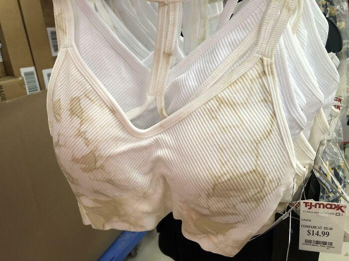 This Sports Bra That Looks Like It Is Covered In Stains