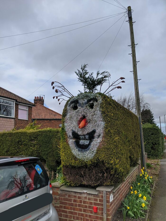 Went For A Walk Around The Neighborhood And Saw This Monstrosity Today