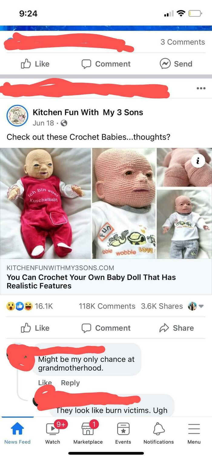 These Creepy Crochet Babies