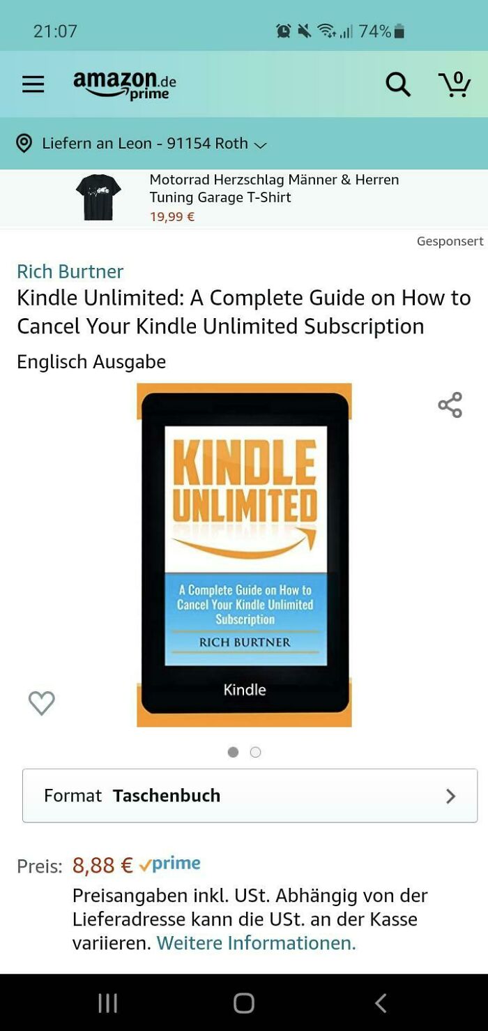 Wanted To Look For Books I Can Read With My New Kindle Unlimited Subscription. Wtf?
