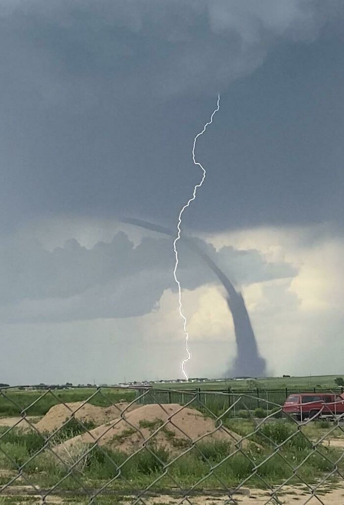 Un tornado de ayer en Colorado