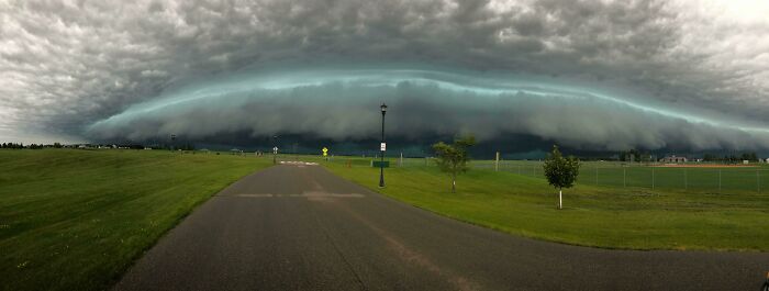 Picture Of A Storm That Just Rolled Through Fargo, Nd