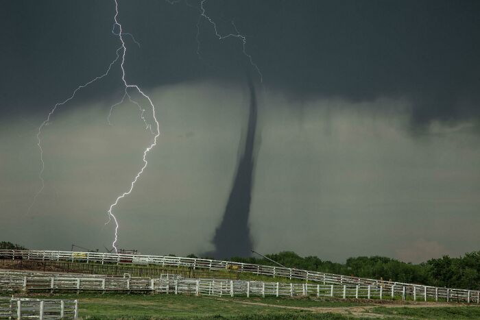 Shot Of A Land Spout In Weld County, Co