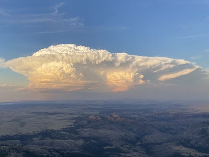 A Double Updraft Near My House As Seen From Black Mountain Lookout In Tn