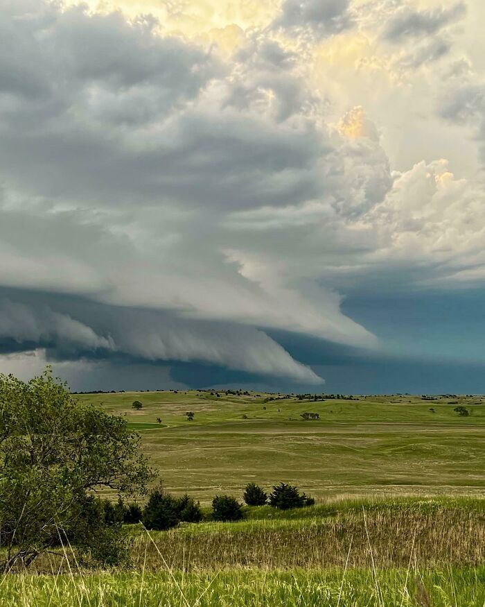 Shelf Cloud In Nebraska Yesterday
