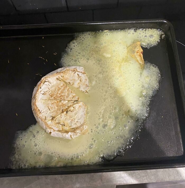Don’t Cut A Slice Off Before Baking Camembert