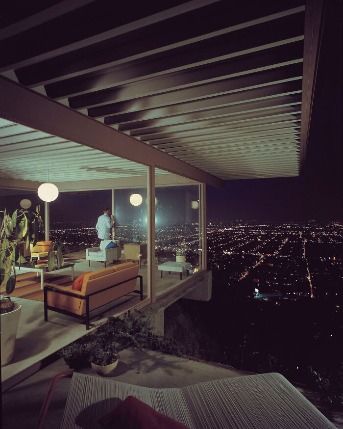 Stahl House, Los Angeles Ca, USA (1957) By Pierre Koenig, Photography By Julius Shulman