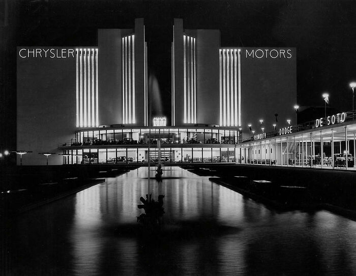 Chrysler Motors Pavilion, Chicago, USA, Designed By Holabird And Root In 1933