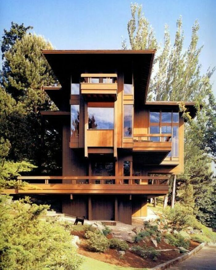Casa Runion, Seattle, Washington, diseñada por Ralph Anderson en 1969
