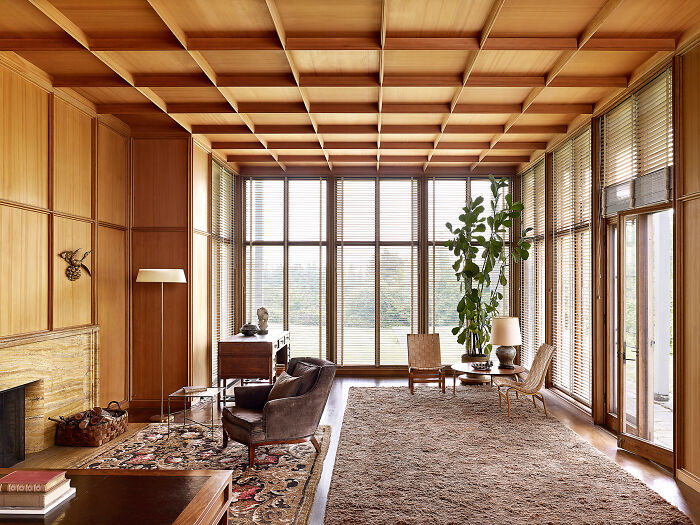 Living Room In The Aubrey Watzek House, Portland, Oregon, Designed By John Yeon In 1936