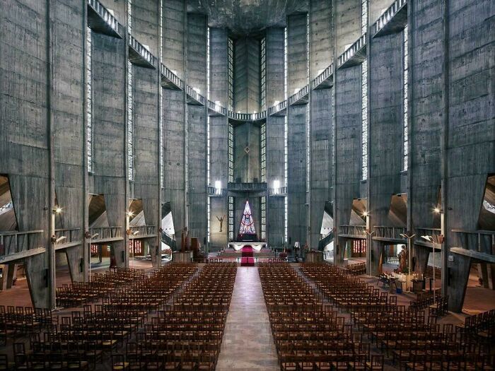 Notre Dame De Royan, France, Designed By Guillaume Gillet And Marc Hébrard In 1955
