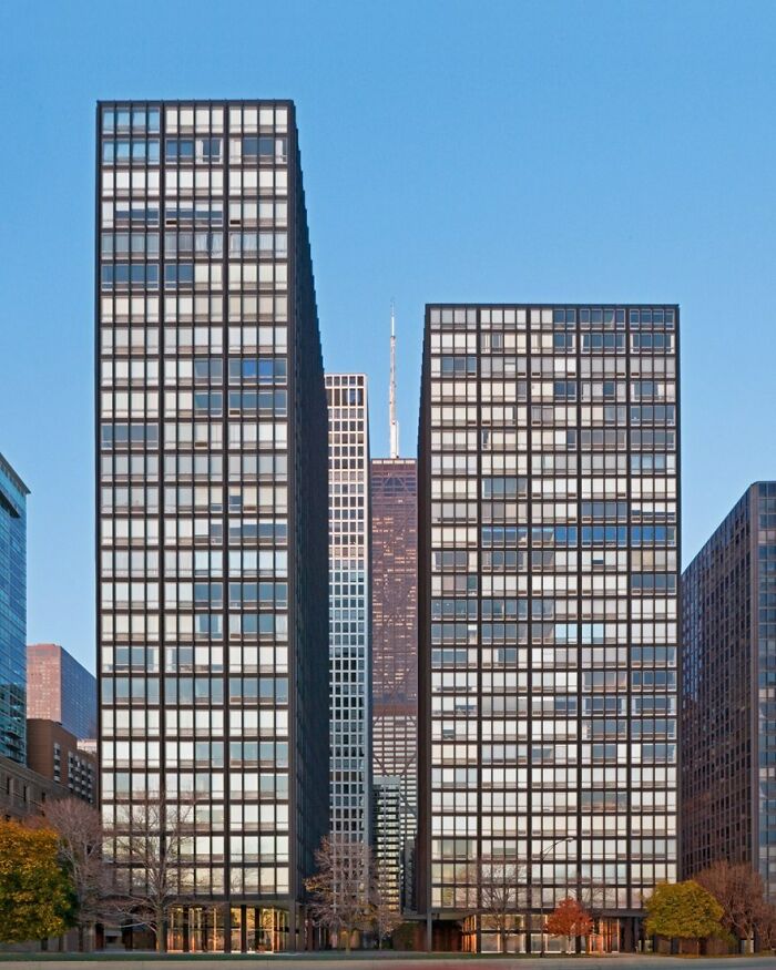 860-880 Lake Shore Drive Apartments At Chicago, Il By Mies Van Der Rohe, (1951)