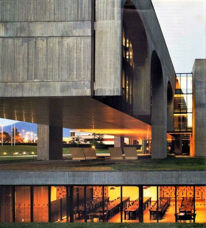 Fata Headquarters, Turin, Italy, Designed By Oscar Niemeyer In 1975