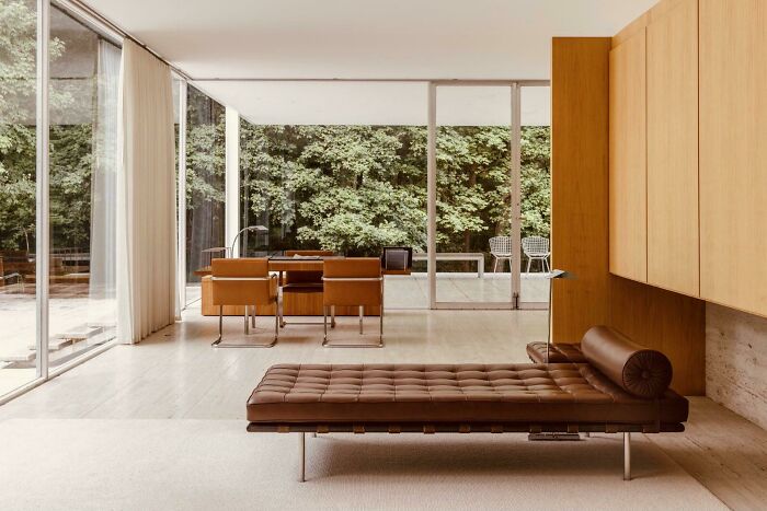 “Farnsworth House” On The Us Register Of Historic Places. By: Mies Van Der Rohe. Completed In 1951. Plano, Illinois
