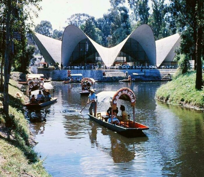 Los Manantiales Restaurant, Xochimilco, Mexico, Designed By Felix Candela In 1958