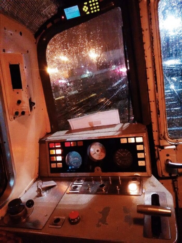 Another Rainy Night From The Cab Of My Train