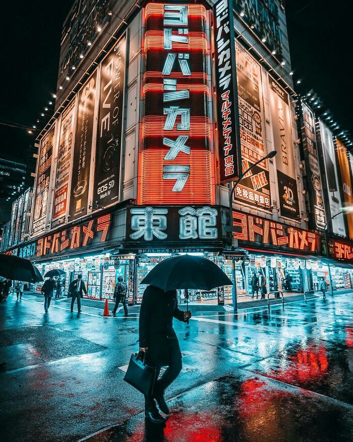 Magic Of Rainy Streets In Japan