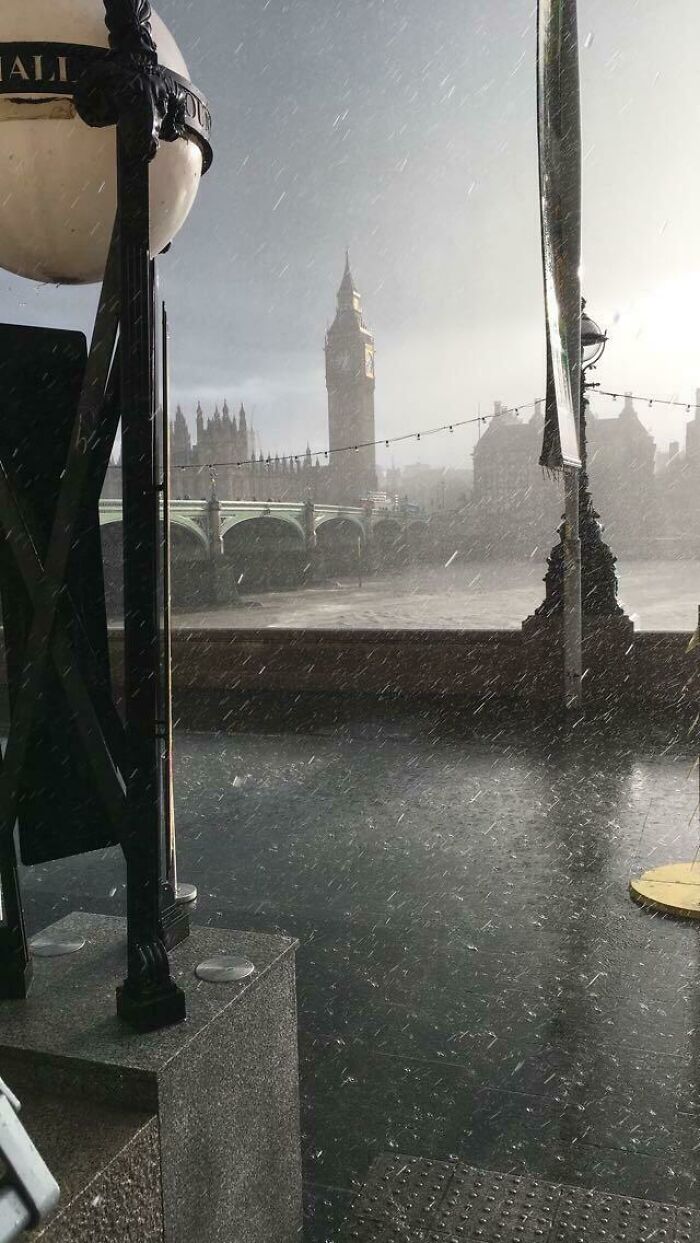 London In Its Natural State Of Rain