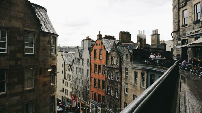 A Rainy Day In Edinburgh, Scotland
