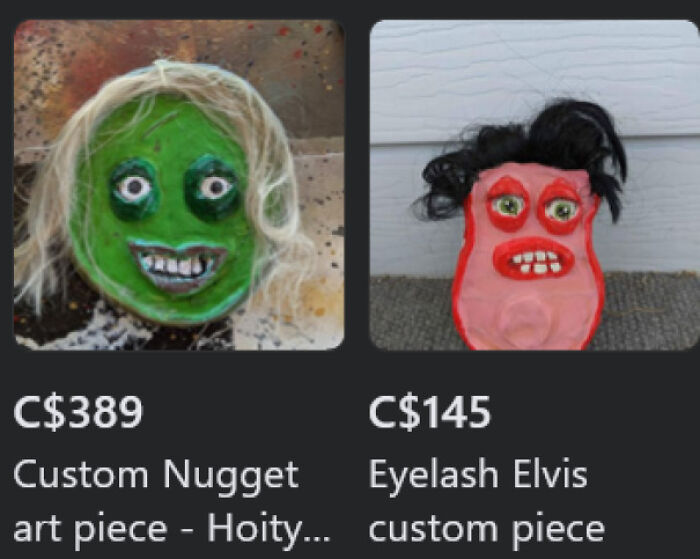 I'm Hoping These Are A Joke But They Jumpscared Me When I Was Checking Marketplace