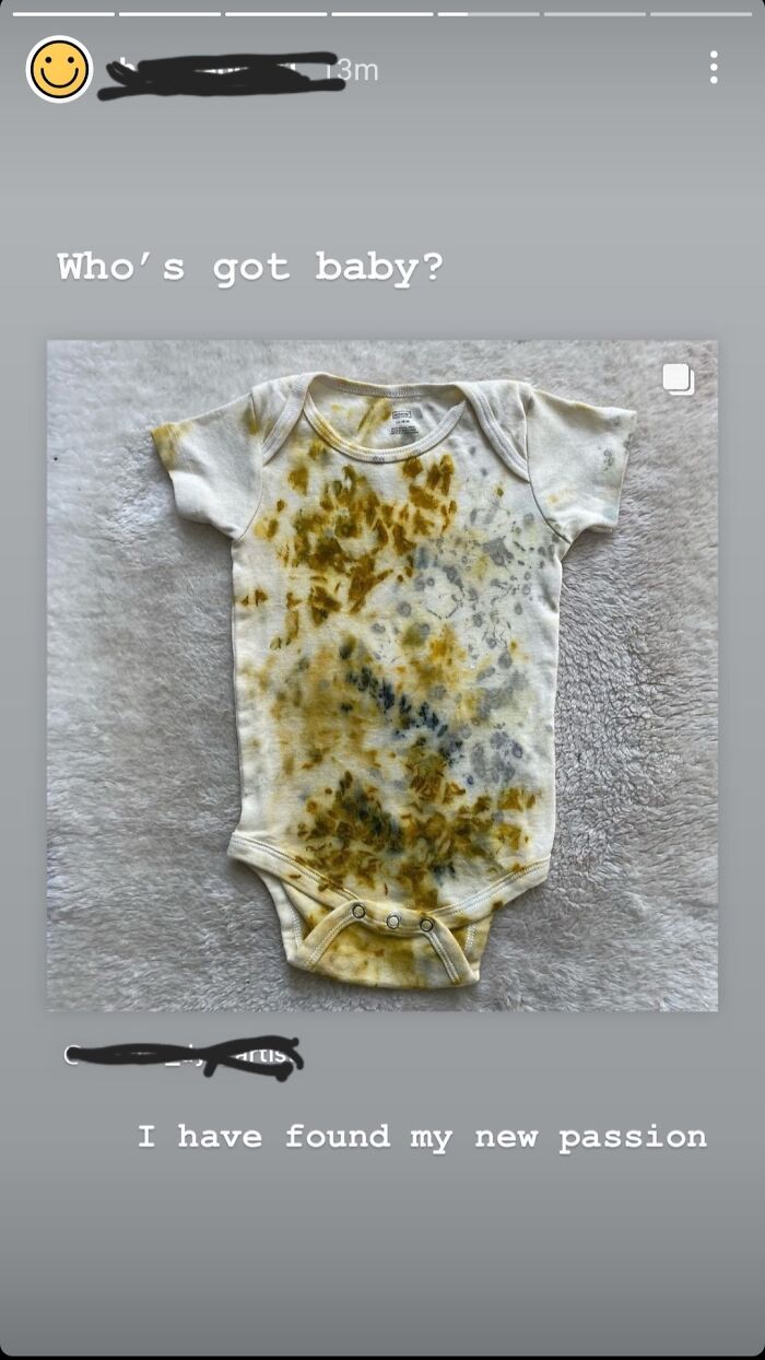 For The Parents Who Want Their Babies To Look Like They're Smeared With Diarrhea :)