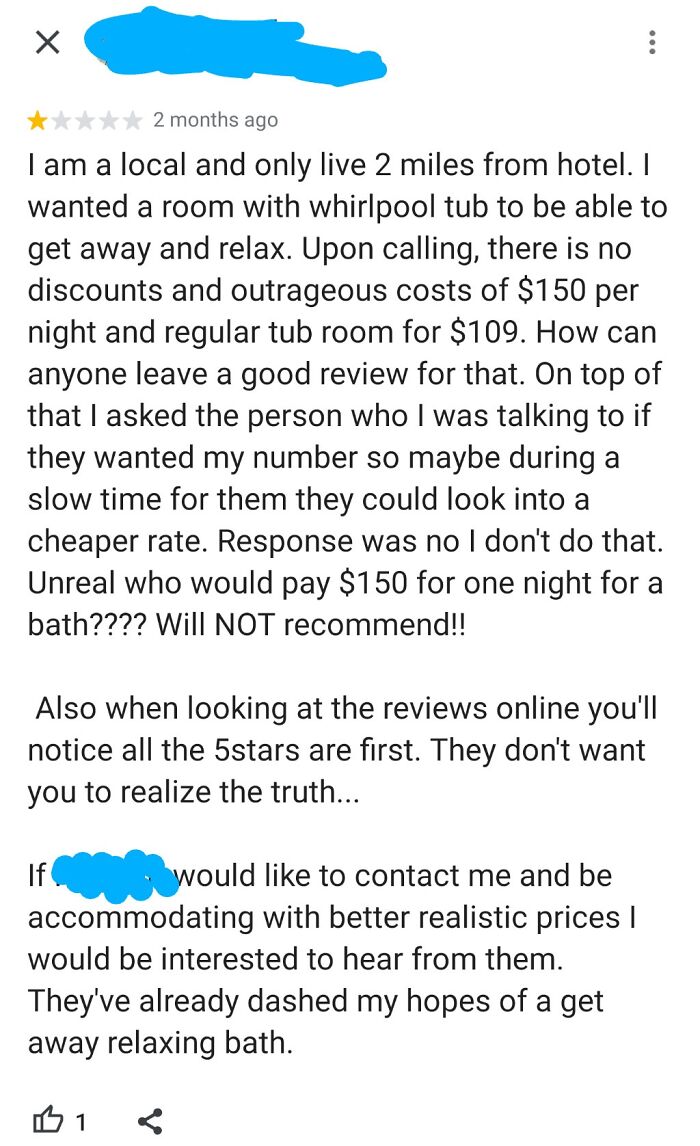 This Review For A Hotel