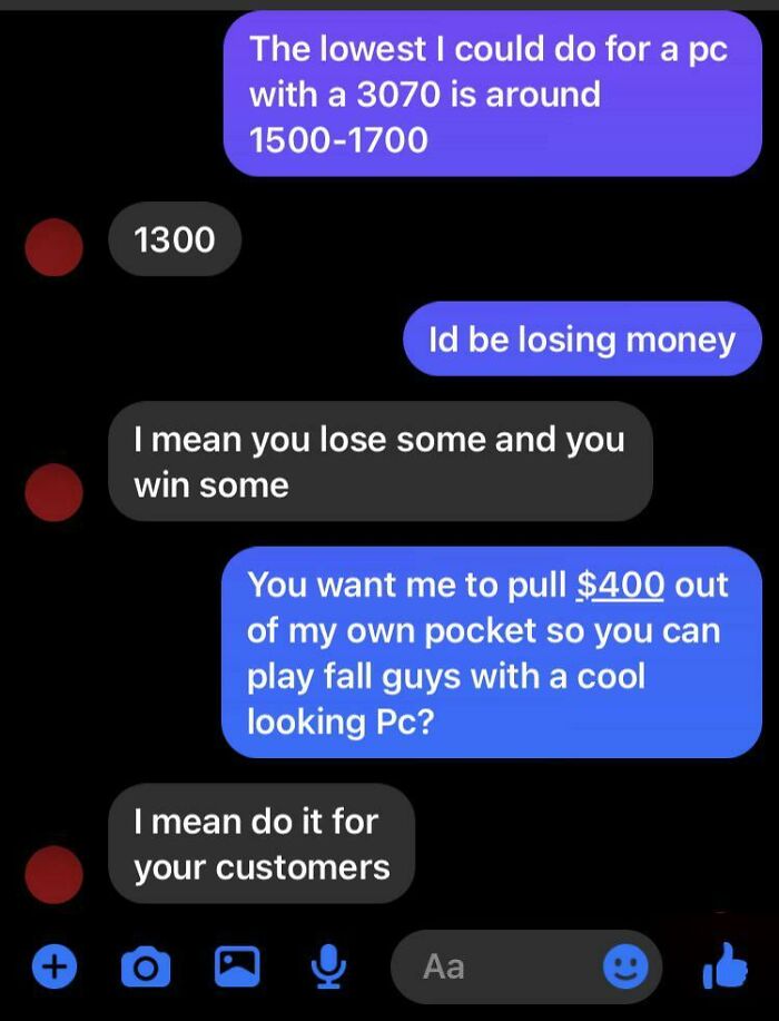 Put A Add Up On Fb Marketplace Saying I’ll Build You A PC And I Get This