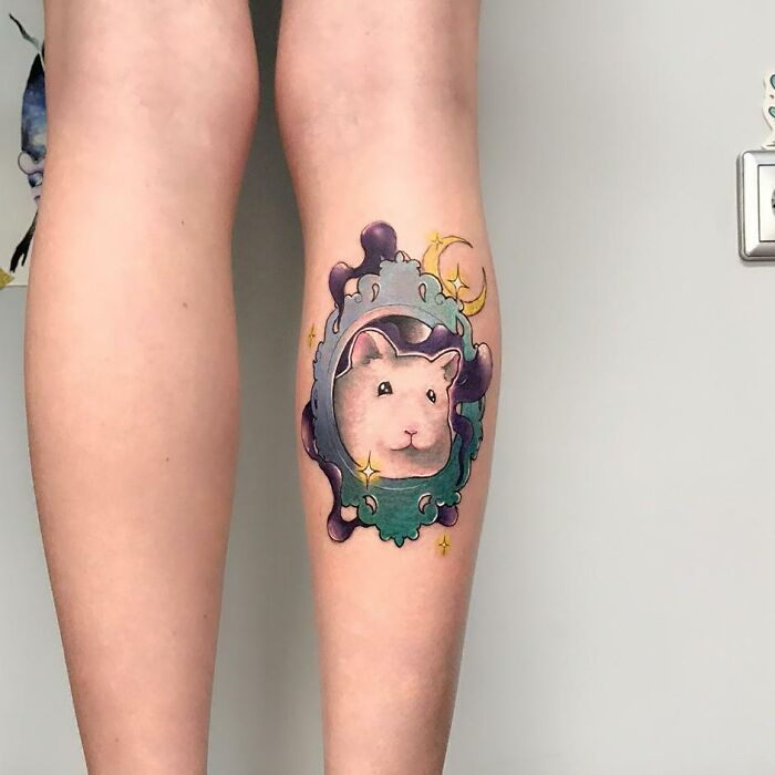 I Got A Tattoo Of My Hamster! I Think That The World Needs More Of That Stuff