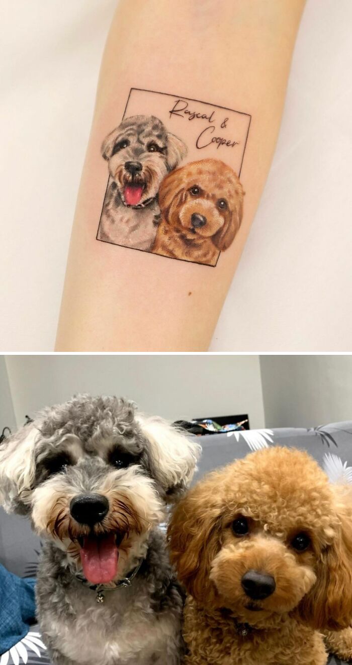 Pascal and Copper's tattoo