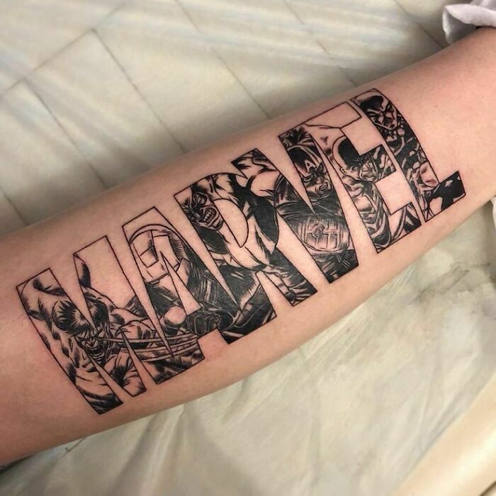 Marvel Tattoo Art