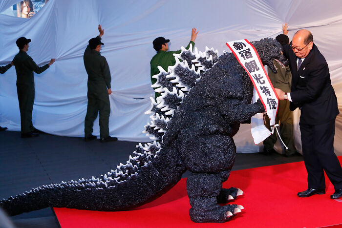 In 2015, Godzilla Became An Official Japanese Citizen And Was Also Employed As A Tourism Ambassador Of Japan