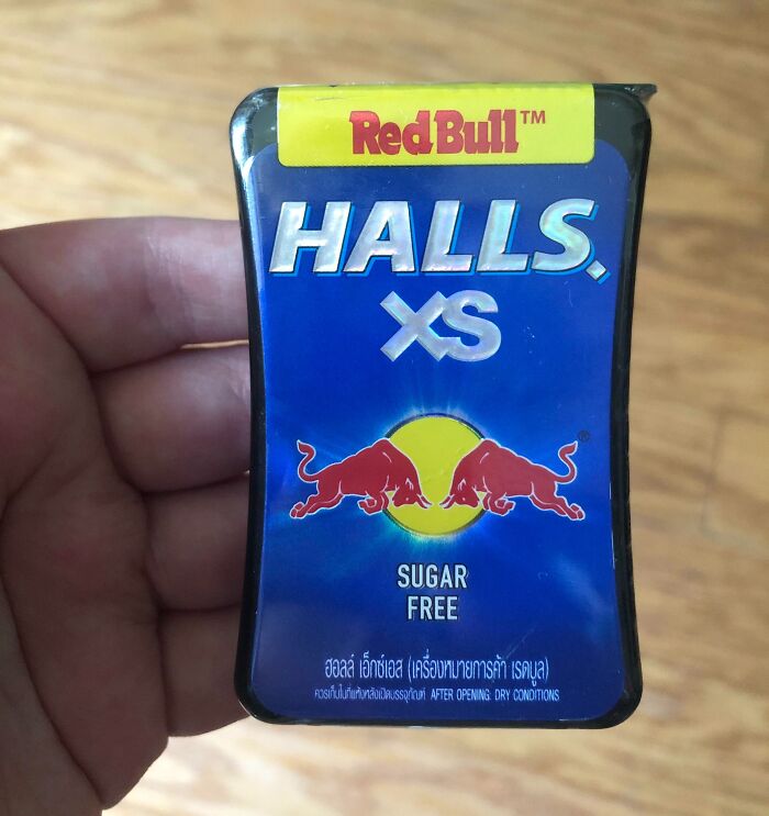 Red Bull And Halls Collaborated To Make A Candy